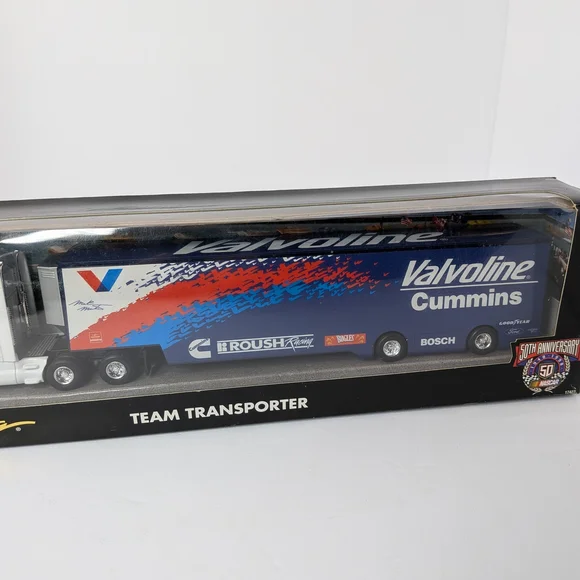1998 Hot Wheels Pro Racing Valvoline Cummins Team Transporter 50th Anniversary - Picture 6 of 7
